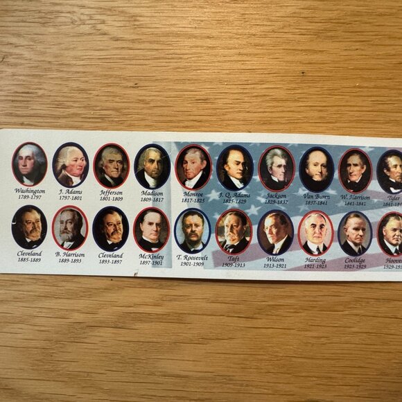 American Discovery Presidents of the United States Flexible Ruler, Circa 1999 - Picture 3 of 10